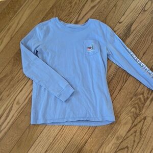 Vineyard Vines Light Blue Kids Long Sleeve Tee